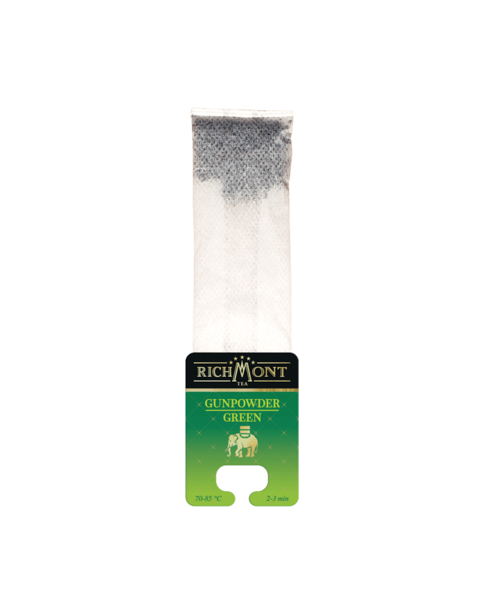 Zestaw Richmont Gunpowder Green 12 Saszetek + Szklanka Richmont Hot