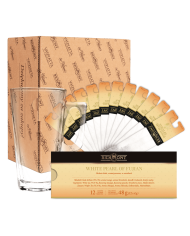 Zestaw Richmont White Pearl of Fujian 12 Saszetek + Szklanka Richmont Hot