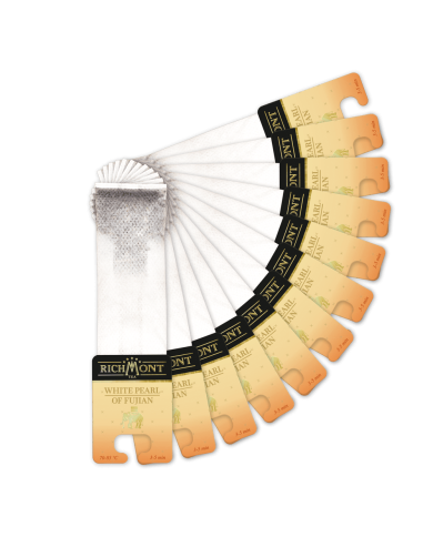 Zestaw Richmont White Pearl of Fujian 12 Saszetek + Szklanka Richmont Hot Zestaw Richmont White Pearl of Fujian 12 Saszetek + Szklanka Richmont Hot