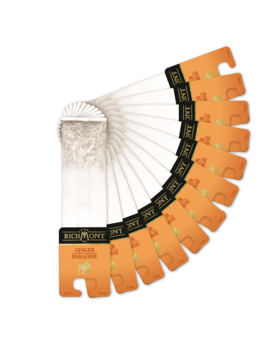 Zestaw Richmont Ginger Paradise 12 Saszetek + Szklanka Richmont Hot Zestaw Richmont Ginger Paradise 12 Saszetek + Szklanka Richmont Hot