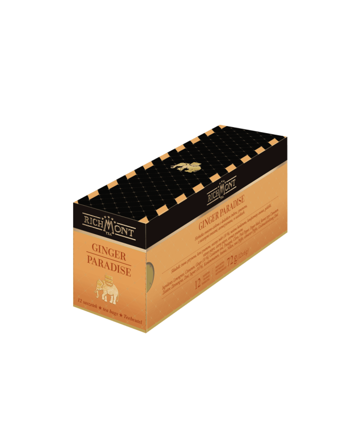 Zestaw Richmont Ginger Paradise 12 Saszetek + Szklanka Richmont Hot