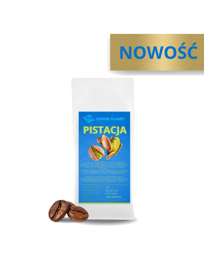 KAWA SMAKOWA ZIARNISTA 100g PISTACJA