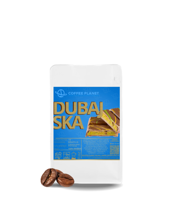 KAWA SMAKOWA ZIARNISTA 250g DUBAJSKA