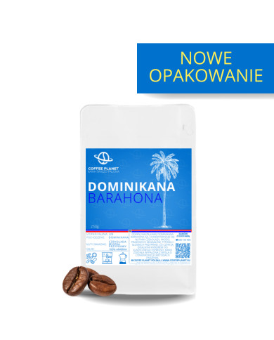 KAWA ŚWIEŻO PALONA DOMINIKANA 250g KAWA ŚWIEŻO PALONA DOMINIKANA 250g