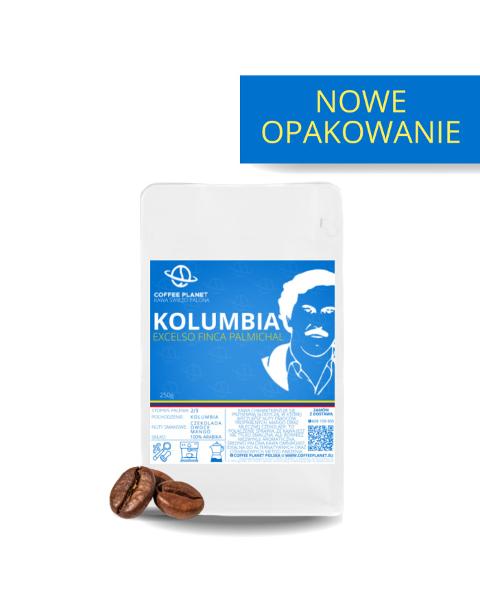 KAWA ŚWIEŻO PALONA KOLUMBIA 250g