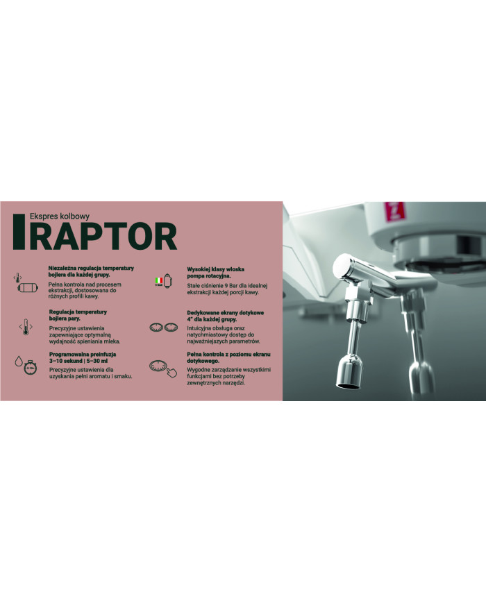 EKSPRES KOLBOWY DO KAWY IZENSSO RAPTOR 2GR BLACK