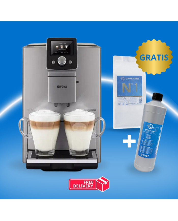 EKSPRES DO KAWY NIVONA 821 + KAWA + ODKAMIENIACZ
