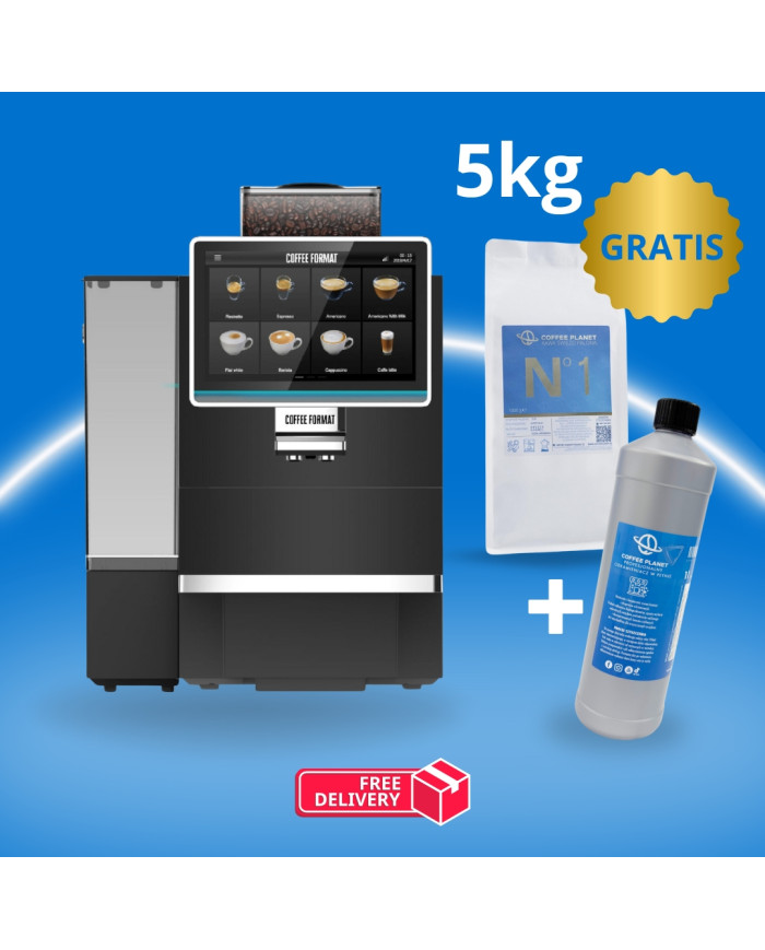 COFFEE FORMAT BREAK W8L Black + 5 KG KAWY + ODKAMIENIACZ