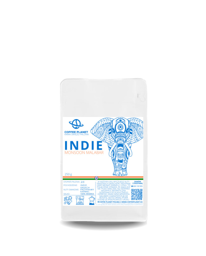 KAWA ŚWIEŻO PALONA INDIE 250g KAWA ŚWIEŻO PALONA INDIE 250g