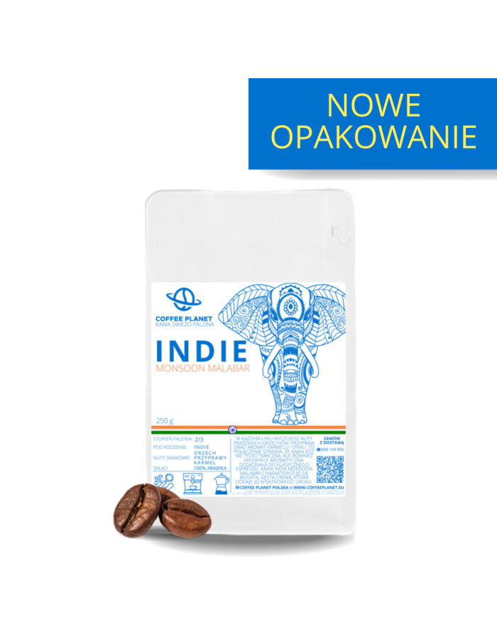 KAWA ŚWIEŻO PALONA INDIE 250g KAWA ŚWIEŻO PALONA INDIE 250g