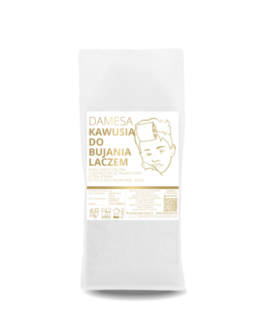 KAWA ŚWIEŻO PALONA DO BUJANIA LACZEM by DAMESA 100% arabika 1kg KAWA ŚWIEŻO PALONA DO BUJANIA LACZEM by DAMESA 100% arabika 1kg