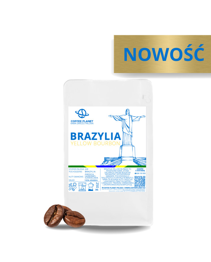 KAWA BRAZYLIA YELLOW BOURBON 250g