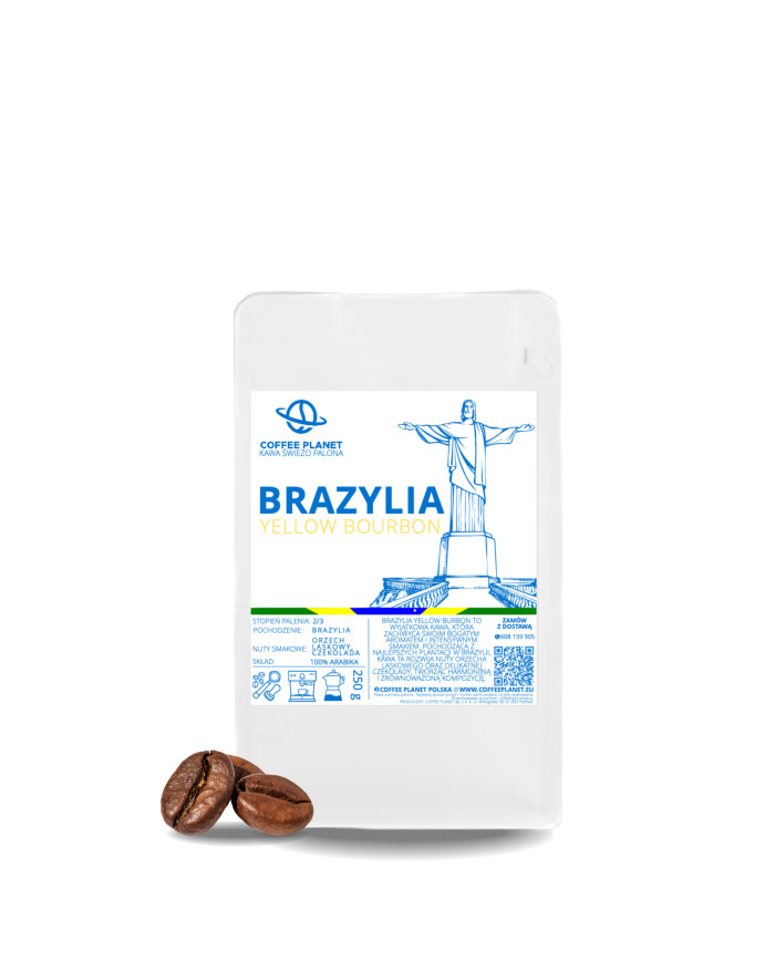 KAWA BRAZYLIA YELLOW BOURBON 250g