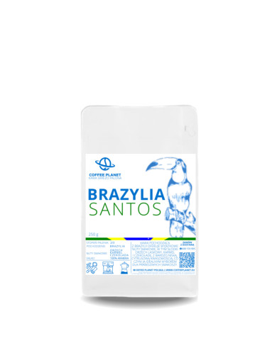 KAWA ŚWIEŻO PALONA BRAZYLIA 250g