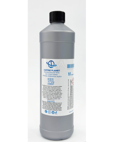 Profesjonalny płyn do czyszczenia systemu spieniania mleka COFFEE PLANET 1 L