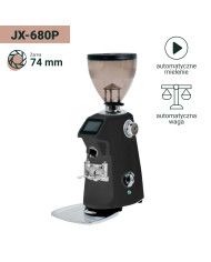 Młynek JX-680P Sandy Matt Black - Automatyczny młynek do kawy z wagą - Coffee Format