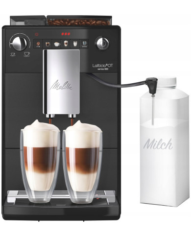 EKSPRES CIŚNIENIOWY MELITTA LATTICIA OT F30/0-103 Z LANCĄ CZARNY