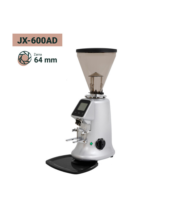 Młynek JX-600AD Silver - Profesjonalny młynek do kawy (żarna 64 mm) - Coffee Format